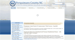 Desktop Screenshot of co.perquimans.nc.us
